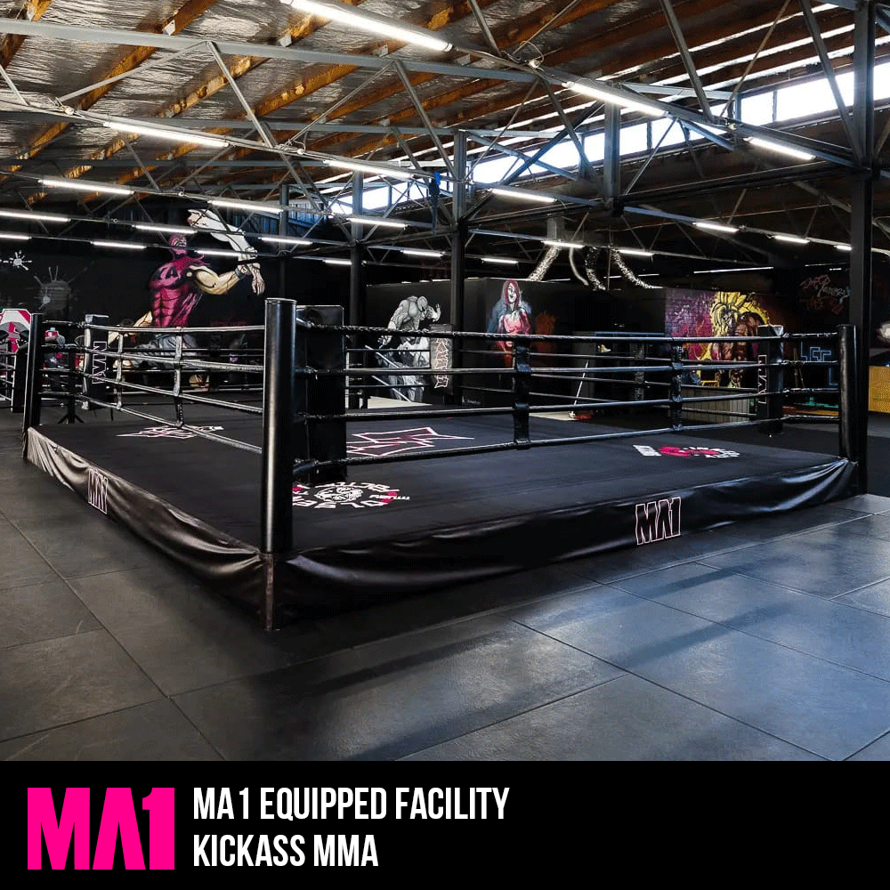 MA1 Custom Elevated Boxing Ring