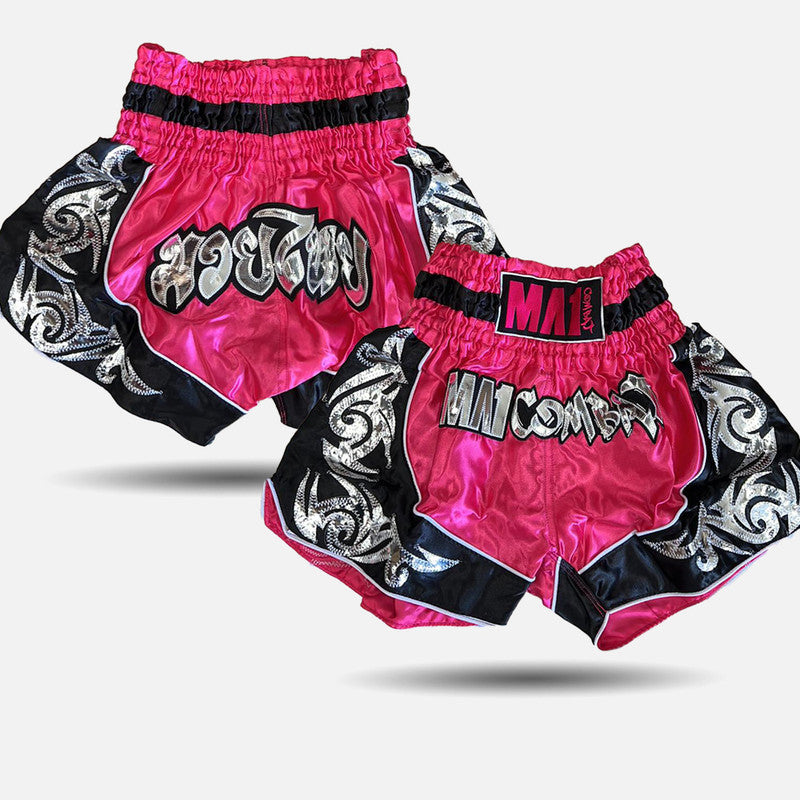 MA1 Combat Thai Made Pink Black Thai Shorts