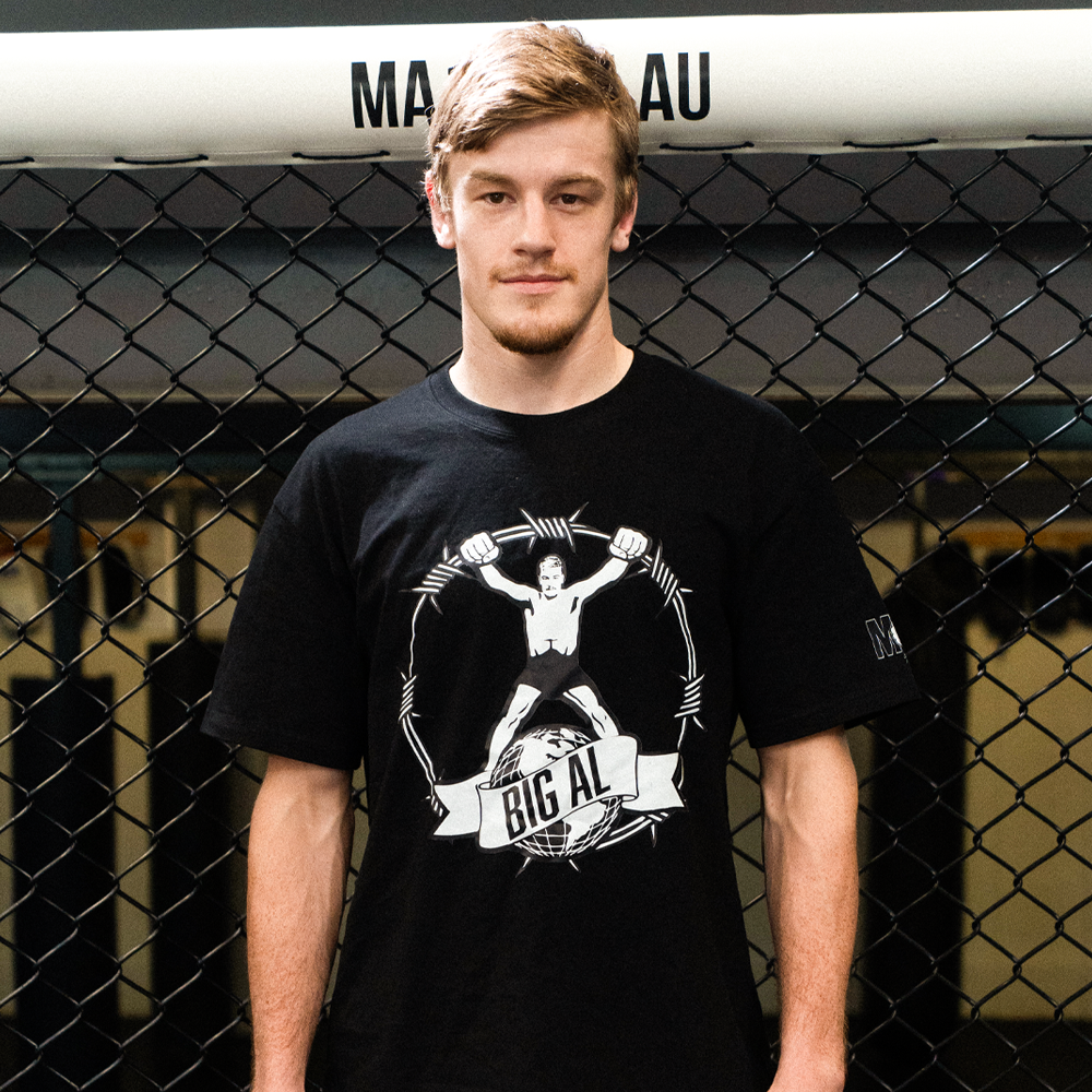 MA1 "Big Al" Alastair Volders Cotton Oversized Black Tee