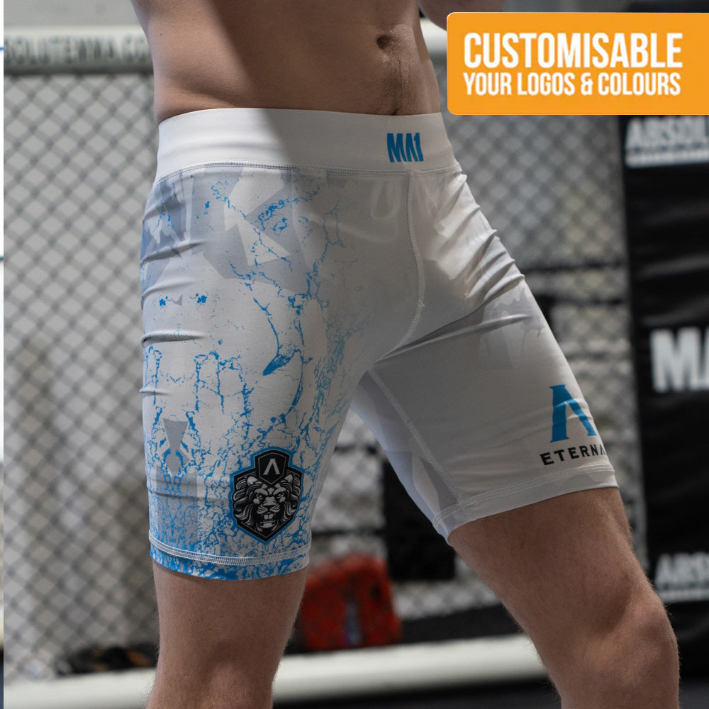 Custom Designed Male Long Vale Tudo Compression Shorts
