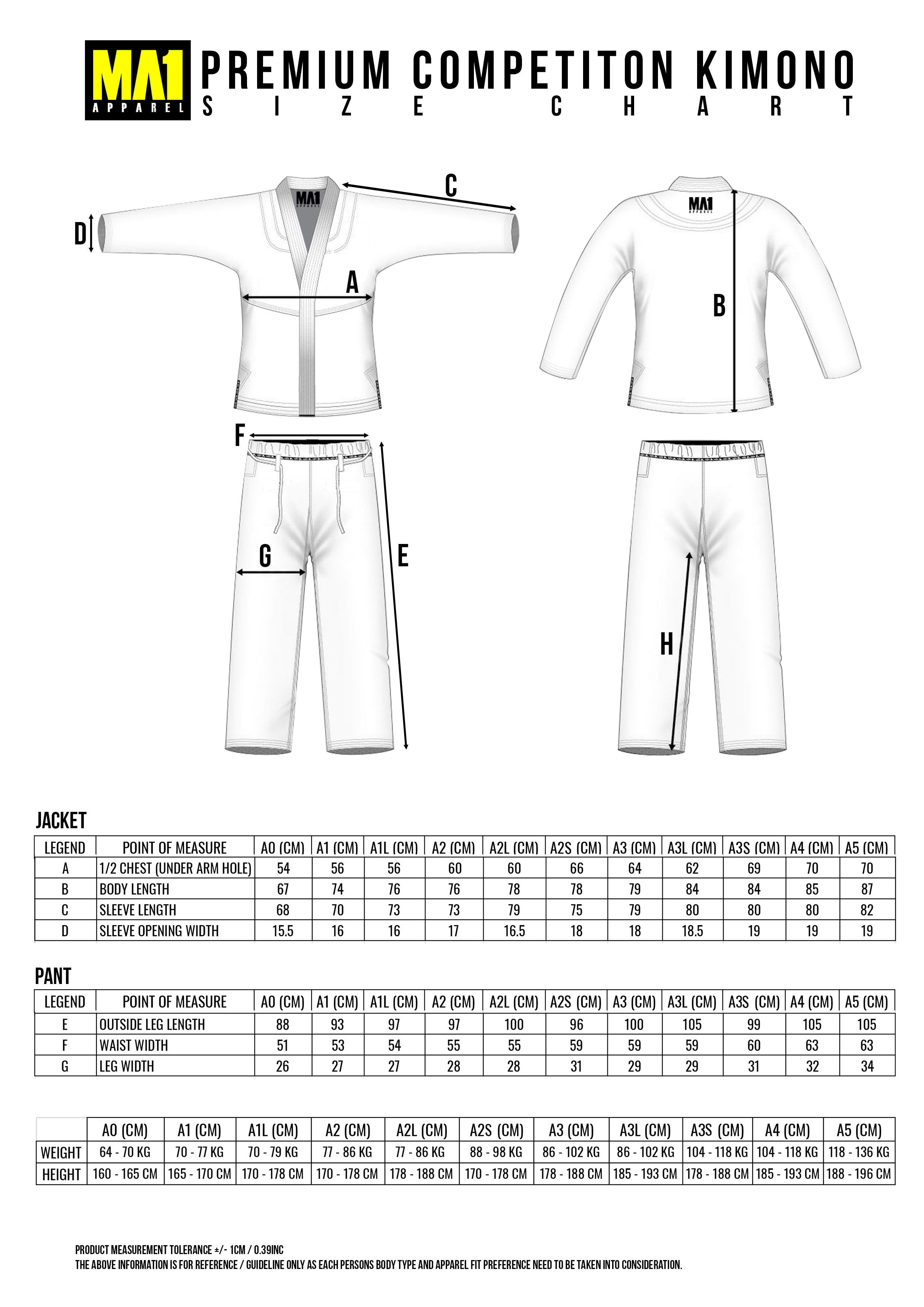 MA1 Premium Comp Gi - Black, Purple & White
